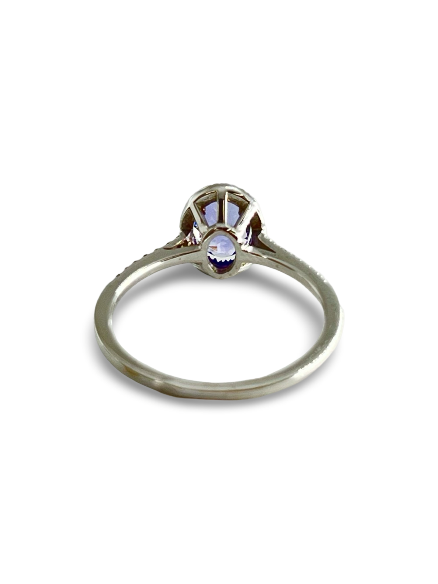 Découvrez cette élégante bague en or blanc, mettant en valeur une Tanzanite de 1 carat, entourée de 14 diamants d'environ 0,01 carat chacun. Idéale pour sublimer votre main, cette bague offre un mélange parfait de brillance et de raffinement. La Tanzanite, pierre précieuse rare, apportera une touche de couleur vibrante à votre style, tandis que les diamants ajoutent un éclat subtil.