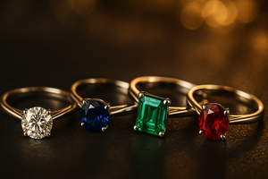 Diamant ou pierre précieuse : quelle pierre choisir pour une bague de fiançailles ?