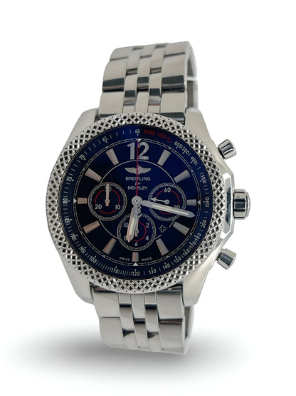 Découvrez la Breitling Bentley Barnato 42, un chronographe d’exception alliant performance et élégance. Inspirée par l’univers automobile Bentley, cette montre de prestige est dotée d’un design raffiné et d’une mécanique de haute précision. Livrée avec sa boîte d’origine, elle constitue un choix idéal pour les amateurs de montres de luxe et les collectionneurs exigeants.