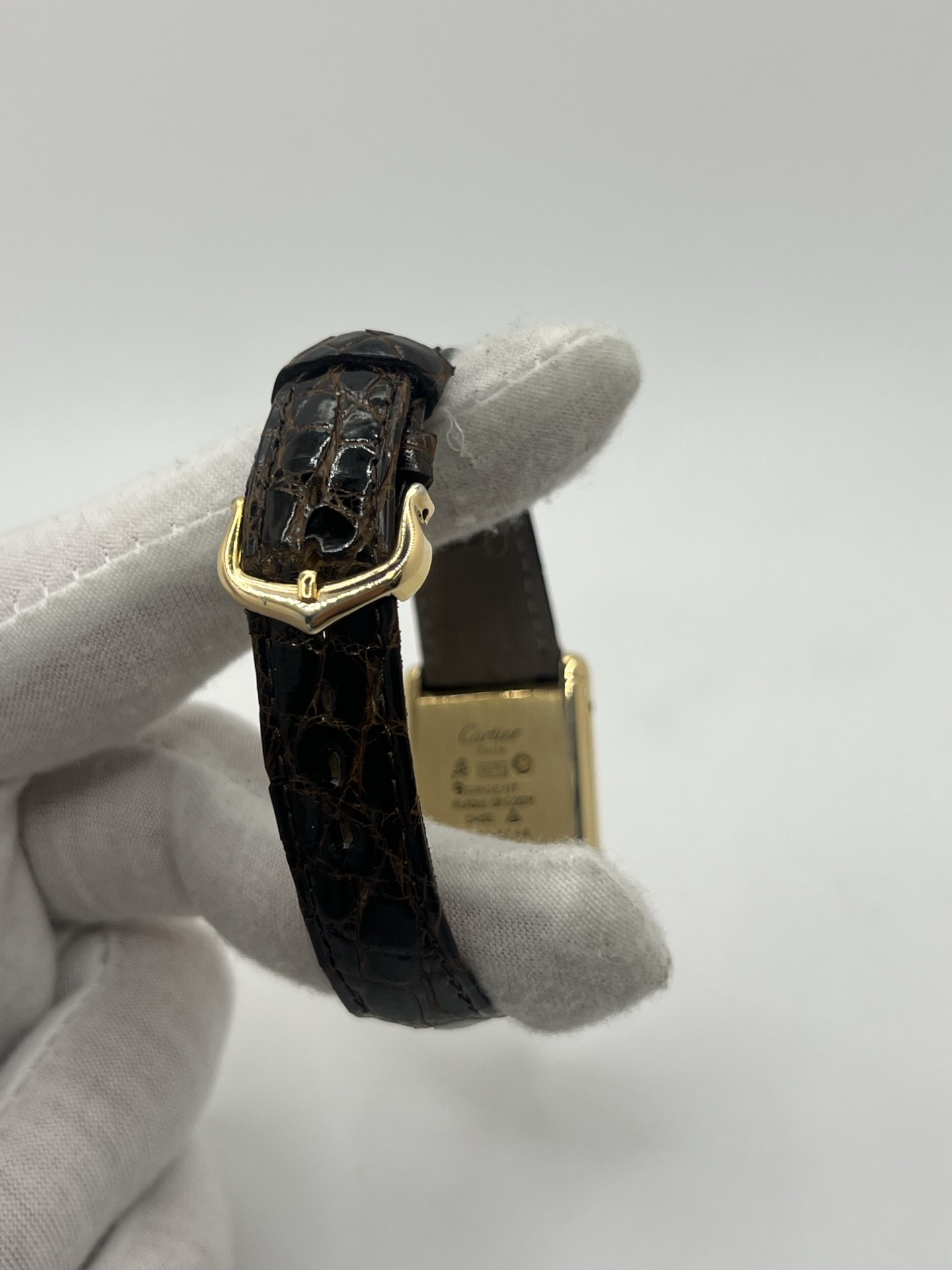 Cartier Tank Must Vermeil Cadran Bleu Grand Modèle