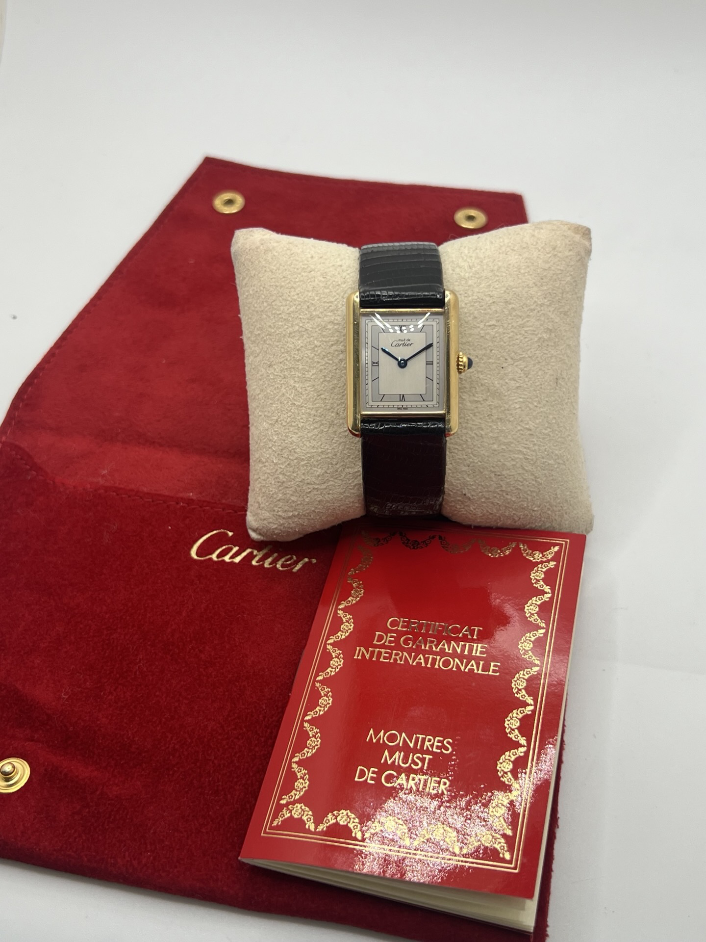 Cartier Tank Must Vermeil Grand Modèle
